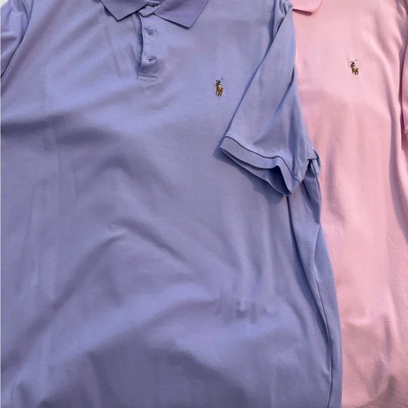 Ralph Lauren Men's Polo Shirts - Purple, Pink, Orange, Blue - Picture 2 of 4